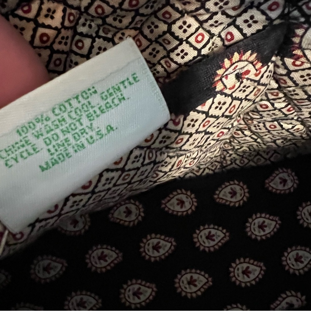 Vintage VERA BRADLEY Classic Black 2006 Little Betsey Red White Floral Zipper - Picture 12 of 14